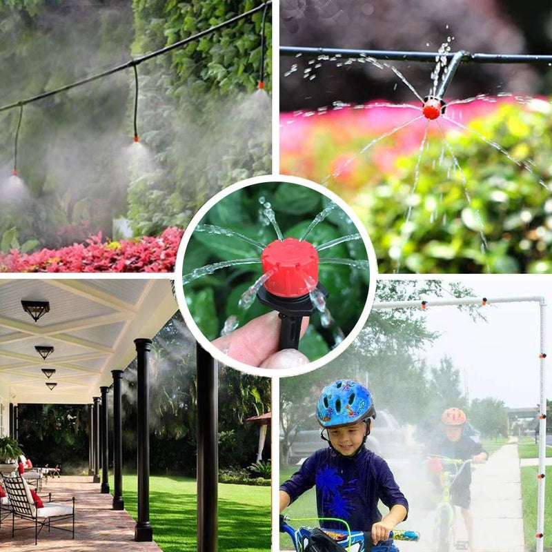 MSDADA 82 FT Drip Irrigation System Kit for Garden, MSDADA Automatic Water Irrigation System, Garden Watering System with 1/4" Blank Distribution Tubing, Plant Watering System for Hydroponic, Greenhouse - Image 5